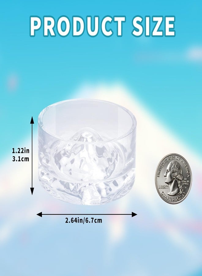 MHLLGN Jumping Spider Enclosure Accessories, 2 Pack Glass Feeding Dish for Food and Water, Little Food Bowl for Jumping Spider, Tarantula, Beetle and Other Small Pets - Image 2